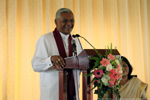 Hon. Speaker addressing the occasion