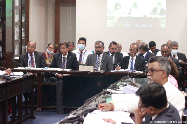 Parliament of Sri Lanka - Business of the House - The total arrears of ...